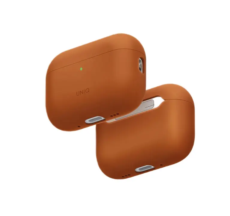 Чехол Uniq для Airpods Pro 3 LINO Liquid silicone, оранжевый